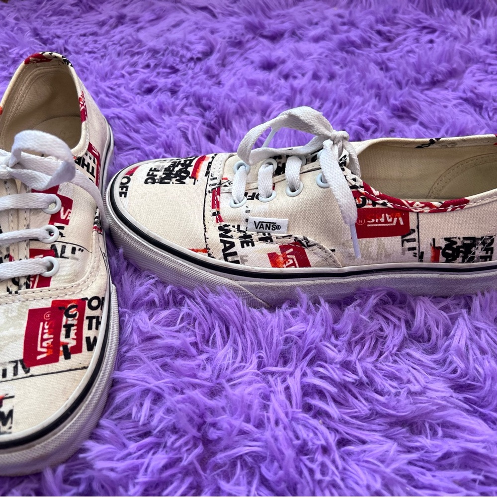 Vans Off The Wall print skate shoes